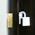 thumbnail image 1 of Bisagra de puerta para bebés, 4 piezas, protección contra pellizcos de dedos para bebés, características principales de clase, 1 of 12
