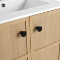 thumbnail image 5 of 24" Freestanding Bathroom Vanity with Ceramic Basin | Ergonomic Design for Comfort | Pre - drilled for Single - Handle Faucet, 5 of 6