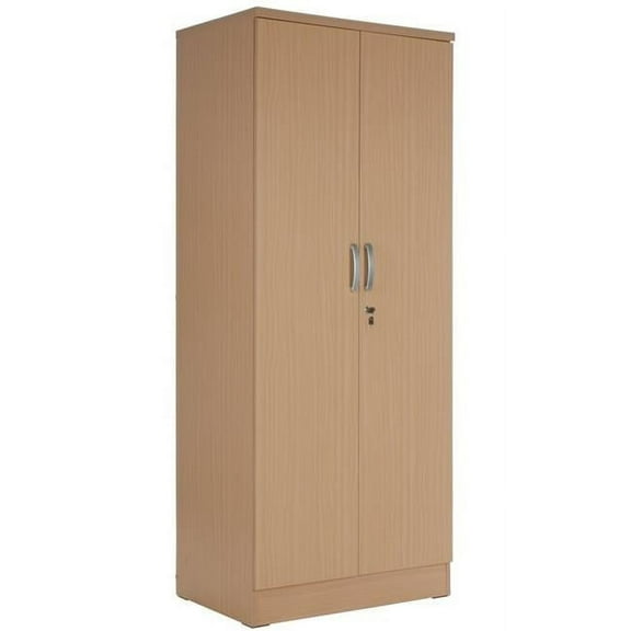 Harmony Wood Two Door Armoire Wardrobe Cabinet, Beech & Maple