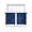 Blue, variant on Retro Beige Flowers Sheer Curtains 84 Inch Length 2 Panels Set, Rustic Abstract Floral Simple Art Voile Window Treatment Rod Pocket Curtains Sheers Drapes for Bedroom/Living Room/Kitchen 52"x84"x2