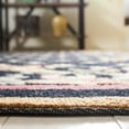 thumbnail image 6 of SAFAVIEH Chelsea Orville Pineapple Lovers Wool Area Rug, Black/Multi, 5'6" x 5'6" Round, 6 of 7