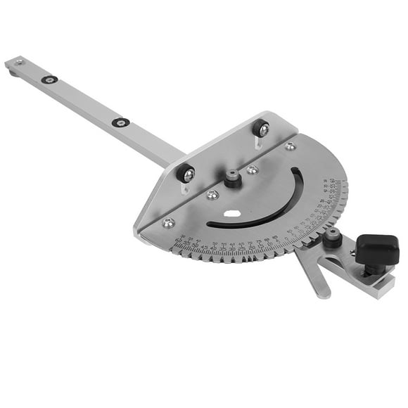 Fosa Metal Ruler, Woodworking Accessories,Woodworking Tool Aluminum Push Handle Miter Gauge for Table Saw Band Saw Router Table