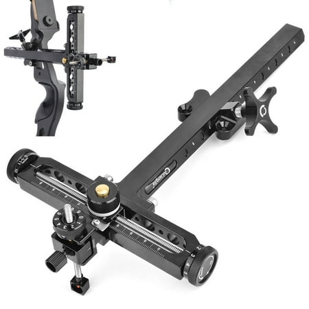 Recurve Bow Sight 1 Pin Aluminum 9 Adjustable Archery Hunting Bow Target Sports
