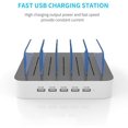 thumbnail image 2 of Charging Station for Multiple Devices, 5 Port Multi USB Charger Station with Power Switch Compatible with iPhone, 2 of 5