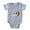 Heather Gray, variant on CafePress - Fortune Cookie - Cute Infant Baby Football Bodysuit