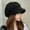 Black, variant on Beret Hats for Women,Women Newsboy Cap Visor Beret Hats Soft Panels Vintage Cabbie Hat Cap for Women Girls Winter Hat Womens Hats Trendy Brown