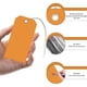 thumbnail image 2 of 200 Piezas de Etiquetas de EnvíO de PláStico de 4 3/4 Pulgadas X 2 3/8 Pulgadas con Cables Etiquetas de Etiquetado en Etiquetas Colgantes Impermeables (Naranja), 2 of 7