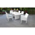 thumbnail image 1 of Miami Patio Rectangulaire Table à Manger 4 Fauteuils 2 Fauteuils, 1 of 2