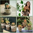 thumbnail image 7 of 15 Pcs Funny Plant Markers Mushroom Themed T-Type Plant Tag Wood Plant Sign with Jokey Pattern & Words for Indoor and Outdoor Potted Mushroom 70x50mm/2.75x1.96inch, 7 of 7