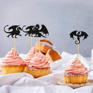 Dragon Fantasy Edible Cake Topper Muffin Party Decoration Gift Birthday New