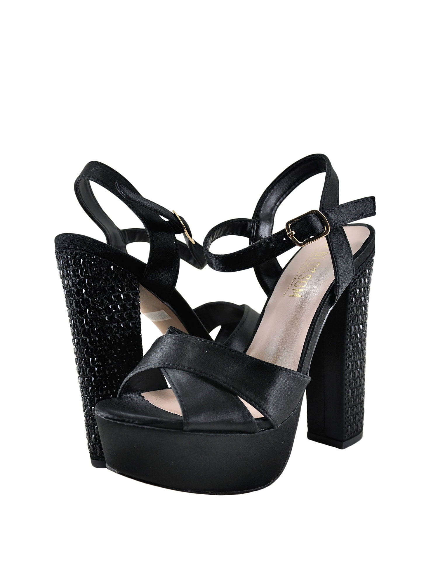 Blossom Caroline 3 Women's Platform Sparkled Heel - Walmart.com