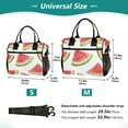 thumbnail image 4 of FORMRS Insulated Lunch Bag Unisex Large Capacity with Shoulder Strap, Cartoon Watermelon, 4 of 6