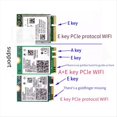 thumbnail image 3 of Tarjeta de Protección del Adaptador de Extensión de Tarjeta Inalámbrica WiFi para Llave A+e E-Key M.2 NGFF Tarjeta de Red Multifuncional, 3 of 5