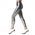thumbnail image 1 of Women's Metallic Leggings Shiny Trousers High Waist Leggings, 1 of 3