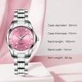 thumbnail image 5 of Women Watch Classic Quartz Wristwatch for Woman Solid Stainess Steel Band Luminous Pointer 3ATM Waterproof Watch Gift for Women, 5 of 8