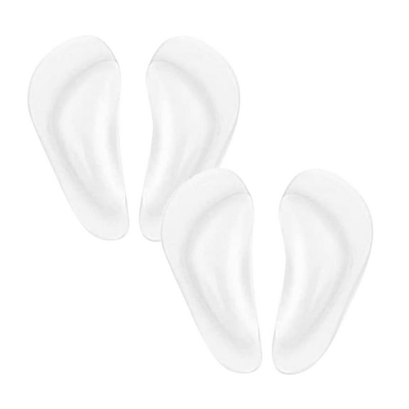 4/3/2/1 Pair Arch Support Shoe Inserts For Flat Feet Gel Arch Support Cushions For Men & Women Reusable Arch Inserts For Plantar Fasciitis Adhesive Arch Pad For Relieve Pressure & Feet Pain