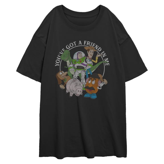 Juniors Toy Story Distressed Classic Characters T Shirt