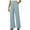 Light Blue2, variant on Lmnyox Women's Wide Leg Pants Dressy Causal High Waist Suit Pants Loose Business Work Trousers with Pocket