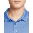 thumbnail image 3 of Ben Hogan Men's and Big Men's Performance Short Sleeve Textured Golf Polo Shirt, Up to 5XL, 3 of 6