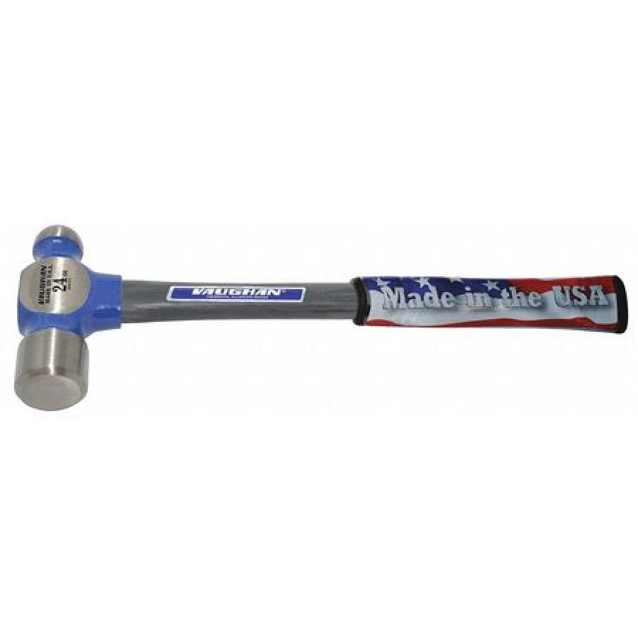 VAUGHAN FS224 24 oz. Ball Peen Hammer, 16" Fiberglass Handle Walmart