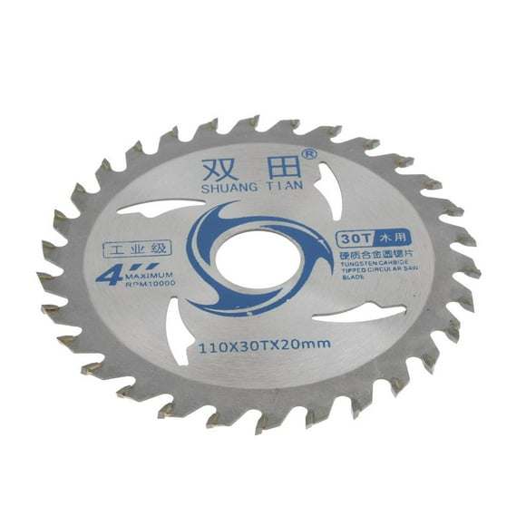 Disco Rueda Macarena 105 mm 30T de Acabado Aleación Endurecida para Carpintería