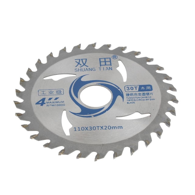 Disco Rueda Macarena 105 mm 30T de Acabado Aleación Endurecida para Carpintería