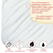 Ntbay Microfiber Bed Sheets Set - 1800 Series Soft Sheet Set- 4 Piece - Queen - White