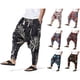 thumbnail image 4 of Pantalones Harlan de algodón para hombres Pantalones bohemios holgados para mujeres, 4 of 5