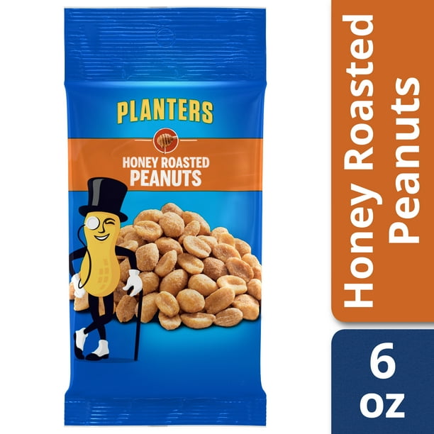 Planters Honey Roasted Peanuts, 6 oz Bag