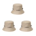 thumbnail image 3 of Baohd 1/2/3/5 Polyester Breathable Fisherman Cap For Sun Protection And Comfort Sunscreen Fisherman Cap Hat Summer khaki 58cm 3PCS, 3 of 6