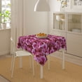 thumbnail image 4 of Zufioo Orchids Flowers Print Square Decorative Tablecloth, Wrinkle-resistant, Waterproof and Oil-resistant Tablecloth Coffee Table Cloth, Suitable for Restaurants-54"x54", 4 of 8