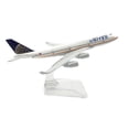 thumbnail image 1 of NATEFEMIN Accurate Scale United Airlines B747 Plane Model for Collectors, 15.5144.5CM, Includes Display Stand, 1 of 9