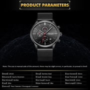 Findtime Watches for Men, Business Dress Mens Watches Chronograph Analog Quartz Watch Luminous Date Luxury Casual Wrist Watch