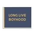thumbnail image 5 of Stupell Industries Long Live Boyhood Children's Phrase Bold Yellow Blue Graphic Art White Framed Art Print Wall Art, 30x24, by Daphne Polselli, 5 of 5