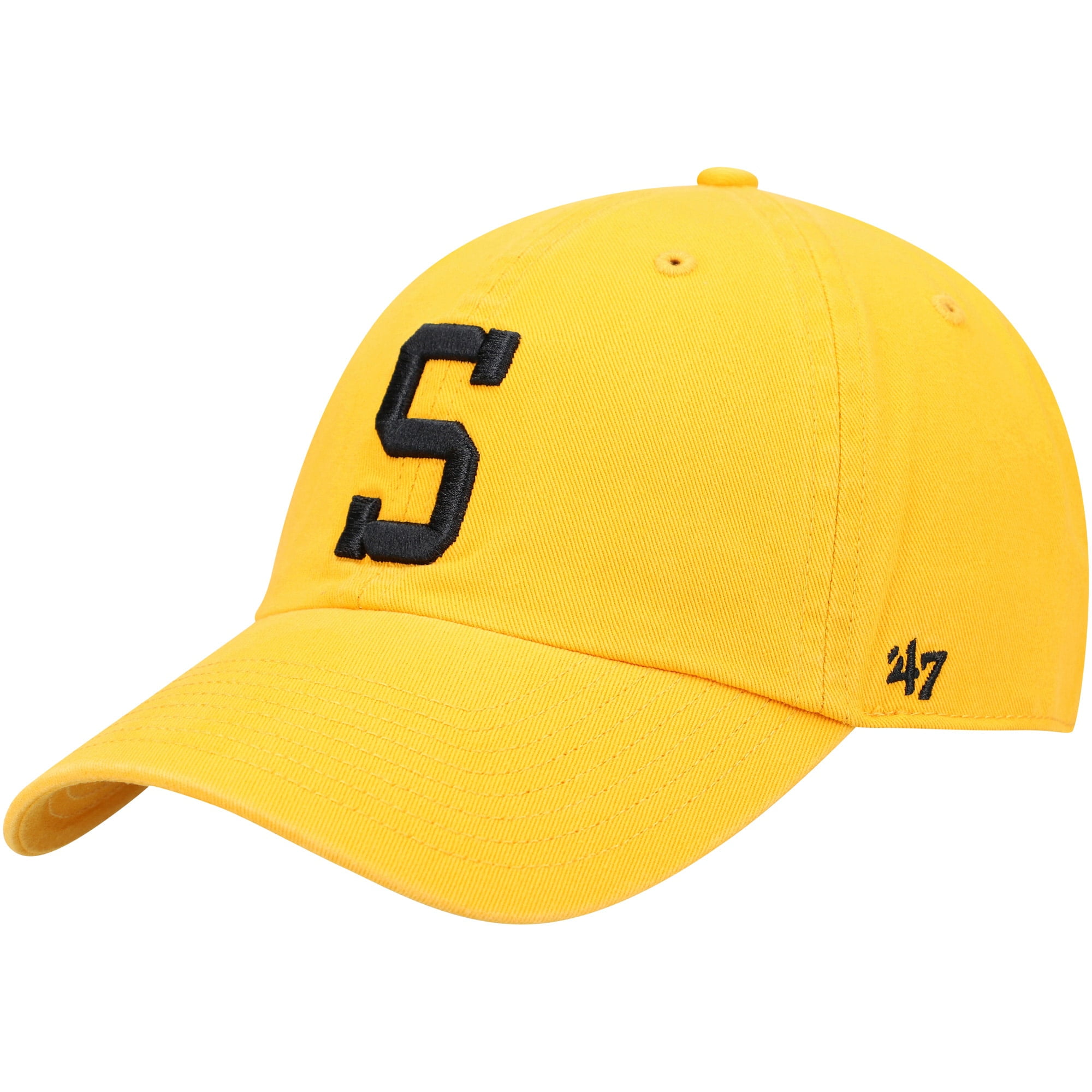 Men's '47 Gold Pittsburgh Steelers Clean Up Alternate Adjustable Hat - OSFA