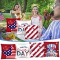 thumbnail image 1 of Fiudx Ofertas Flash Del Día Solo En Línea Funda De Almohada Con Estampado Del Día De La Independencia, Funda De Cojín De Lino Para Sofá, Funda De Cojín Decorativa Para El Hogar, Funda De Almohada Fam, 1 of 4