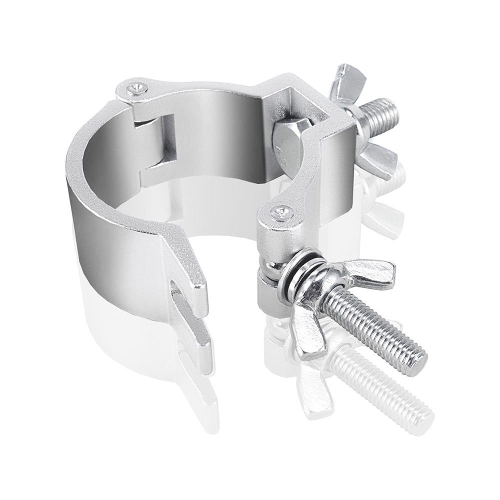 2 Inch Truss O Clamps, 10 Pack Olaalite Aluminum Stage Light Clamps for Truss, Heavy Duty 220LB LED Par Light Moving Head Lighting clamps, Fit for 48-52mm OD Pipe