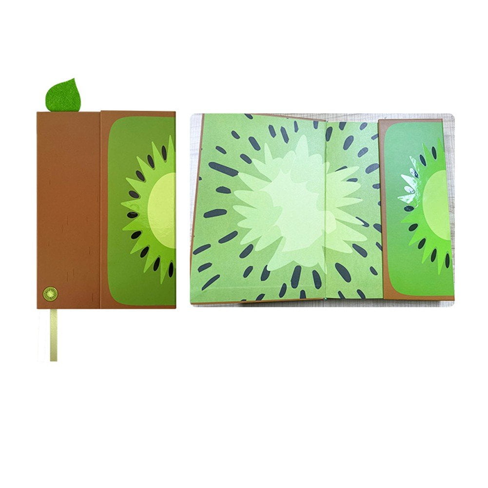 Jiibva Journal Notebook With Magnetic Flap Refillable Journal Notebook Fruit Pattern Note Book Stationery Diary Book