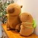 thumbnail image 4 of Super Cute Capybara With Turtle Backpack Capibara Plush Doll Giant Kawaii Stuffed Animal Doll Children Kids Birthday Gift Toys, 4 of 5