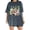 Green, variant on Womens Tee Diy Graphic Loose Short Sleeve Rugby Shirt for Women,Silver,XL