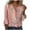 Pink, variant on Patlollav Womens Casual Print V-Neck Flared Sleeve T-Shirt Tops