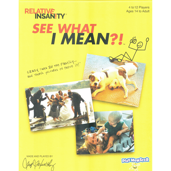 Pre-Owned Relative Insanity: See What I Mean?! Party Game
