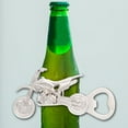 thumbnail image 2 of Abridor de botellas de aleación de zinc, diseño en forma de motocicleta para el hogar (plateado), 2 of 7