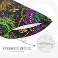 thumbnail image 5 of Bixox Mardi Gras Surface Printed Pillow Protector,Super Soft Ideal for Home,Guests,Rentals - 16"x24", 5 of 8