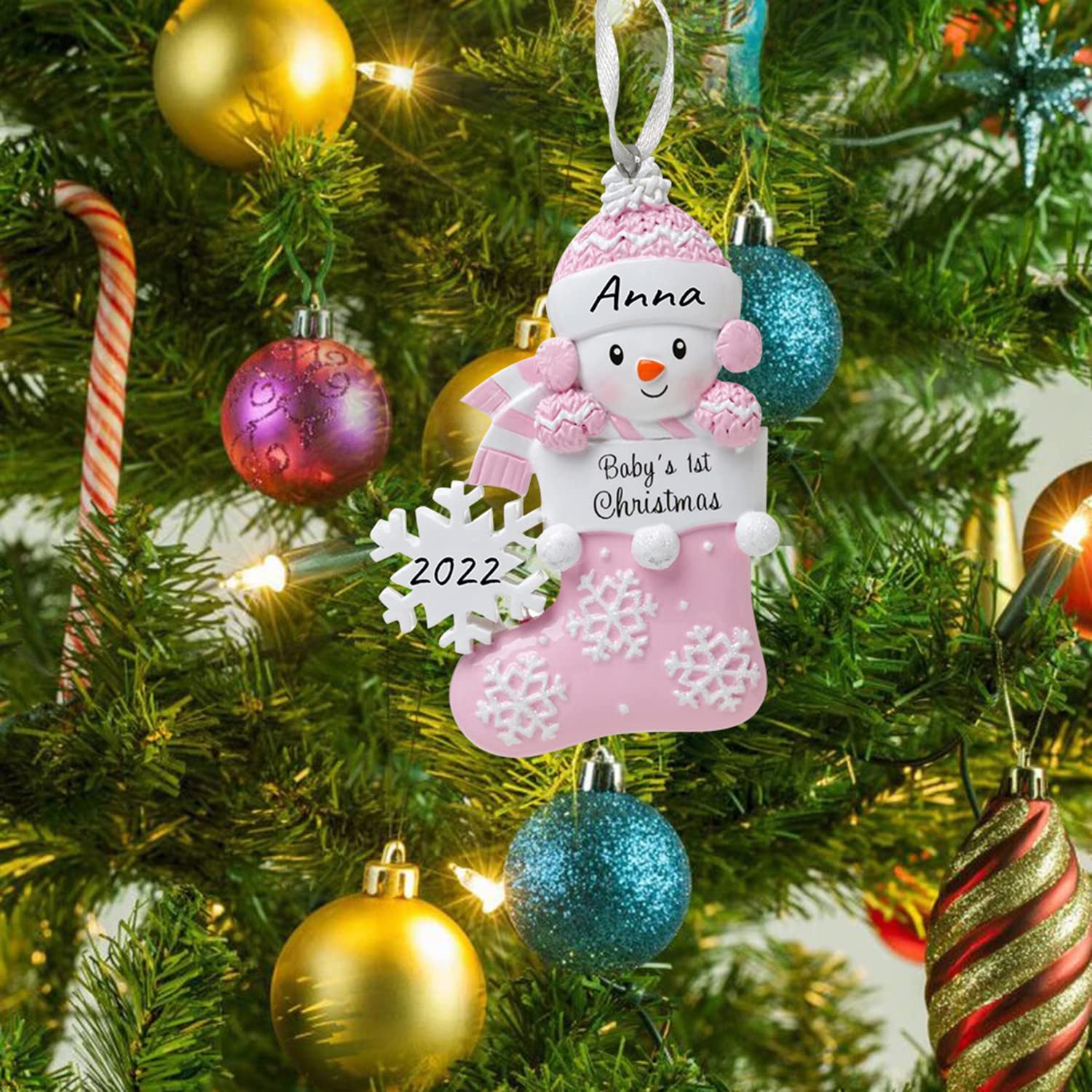 2022 Personalized Ornament Baby's First Christmas Gender Neutral
