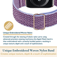 thumbnail image 3 of ComfiTime Correa Deportiva de Nailon Elástica para Apple Watch 38/40/41/42/44/45 mm, Hombres y Mujeres, Transpirable Solo Loop, para Series SE 9 8 7 6 5 4 3 2 1, 3 of 12