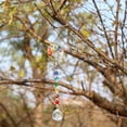 thumbnail image 4 of Atrapasueños colgante con bola de prisma de cristal para pared colgante Likrtyny de árbol de la vida candelabro de ventana decoración de jardín y hogar, 4 of 7
