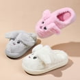 thumbnail image 5 of Talla EUR28-40 Zapatos casuales para el hogar para hombres y mujeres Lindas zapatillas de algodón cálidas y antideslizantes para padres e hijos, 5 of 5
