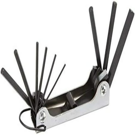 

Portable Compact High Torque Black Ultimate Hex Key Set - HAOBA 9 Piece Metric Wrench Set - Precision Engineering - Includes 1.5 2 2.5 3 4 5 5.5 6 and 8 MM Hex Keys - Convenient