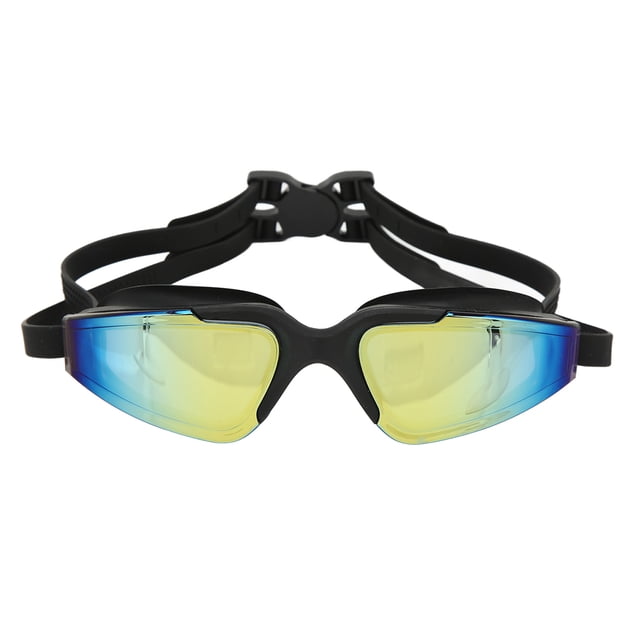 Swim Goggles, Fogproof Swimming Goggles Waterproof Adjustable Back Strap Wide View Clear For Outdoor Diving Pink,Black,Grey,Blue